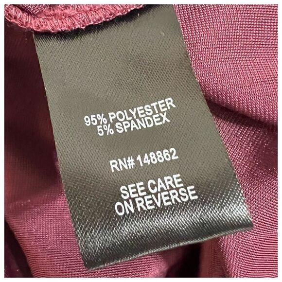 TORRID Burgundy Purple Velvet Fluted Dress Women’s Plus Size 6/6X - Picture 6 of 7